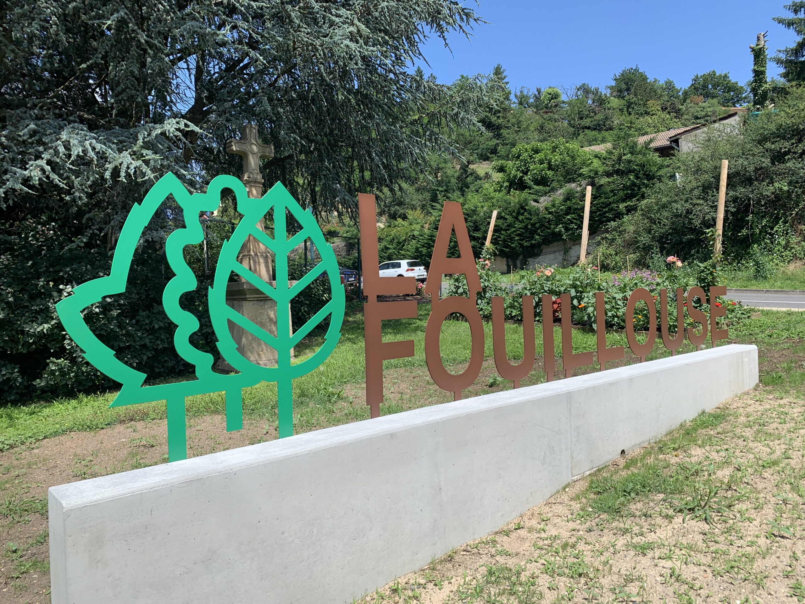 Découpe panneaux ville de La Fouillouse – JFG – Laser